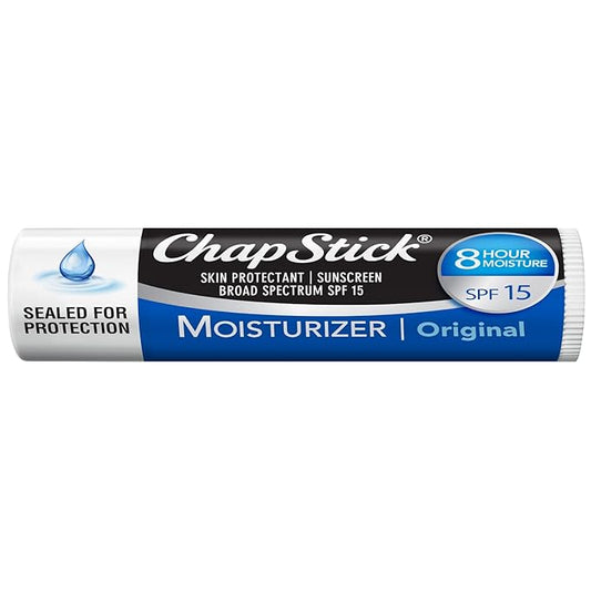 ChapStick Moisturizer Original Lip Balm Tube,