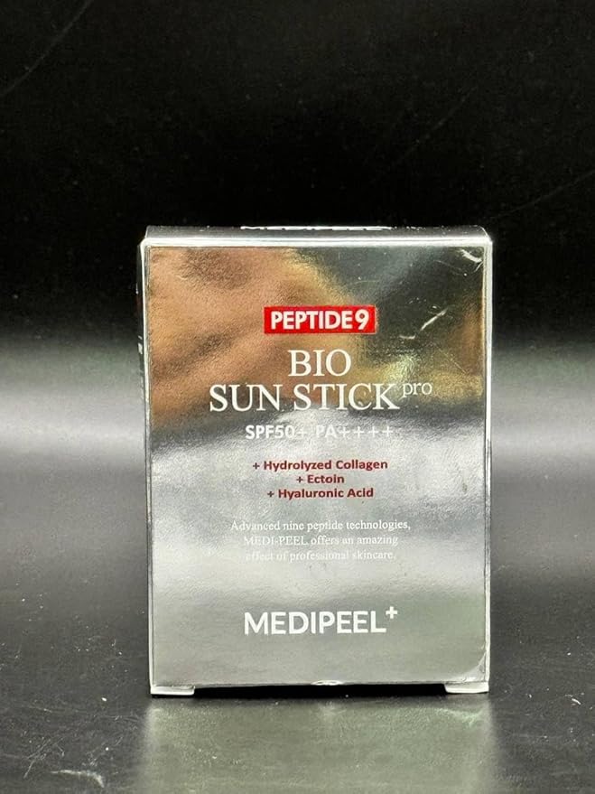 Generic MEDIPEEL Peptide 9 Bio Sun Stick Pro Sun Screen Anti Wrinkle Unisex Sun Stick, Peptide 9 Bio Sun Stick SPF50+, Portable UV Protection Sunscreen Stick