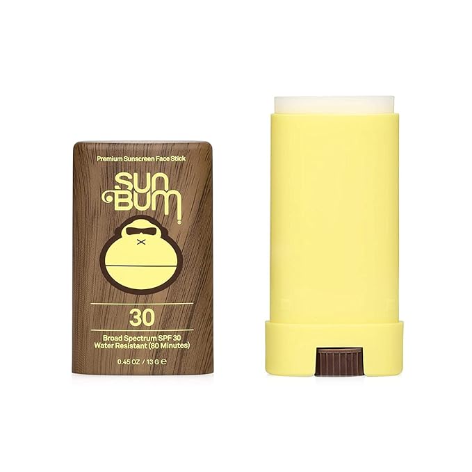 Sun Bum SPF 30 Sunscreen, Original Face Stick (2 Pack)