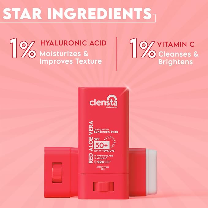 Clensta Red Aloe Vera SPF