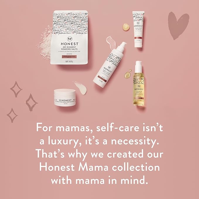 The Honest Company Honest Mama Clean Curves Cleansing Shower Oil | Naturally Derived, Soap Free | Avocado Oil, Vitamin E | 8 fl oz