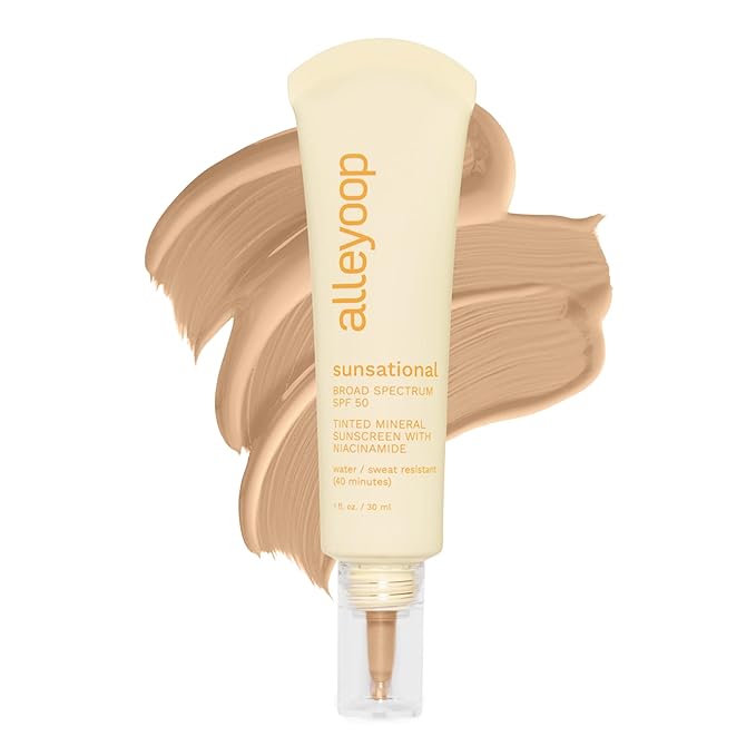 Alleyoop Sunsational Tinted Mineral Sunscreen for Face SPF Oz