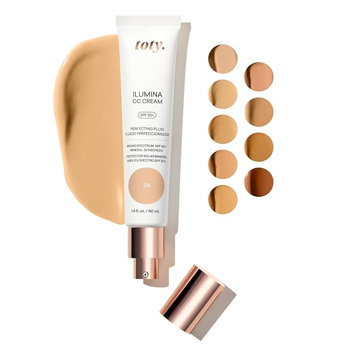 Ilumina CC Cream SPF 50+, 100% Mineral Color LIGHT BEIGE