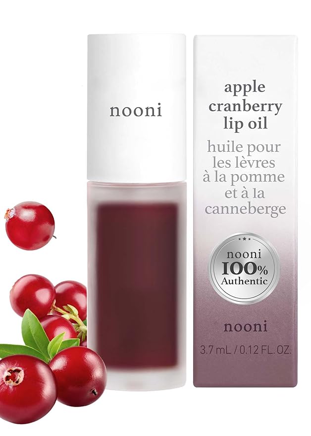 NOONI Korean Lip Oil - Applecranberry | Refreshing, Lip