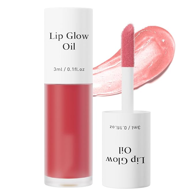 Hydrating Lip Glow Oil, Moisturizing Lip Glow Oil, Lip