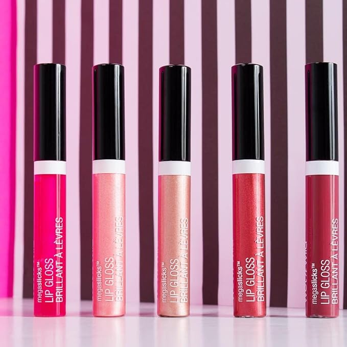 wet n wild MegaSlicks Lip Gloss, Ultra-Glossy, Vitamin-E Lip