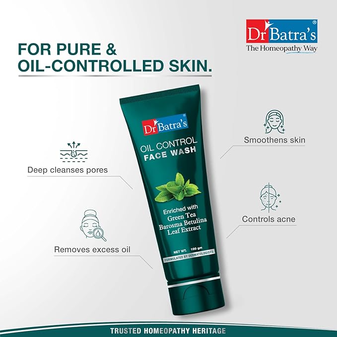 Dr Batras Face Wash Oil Control, 100g