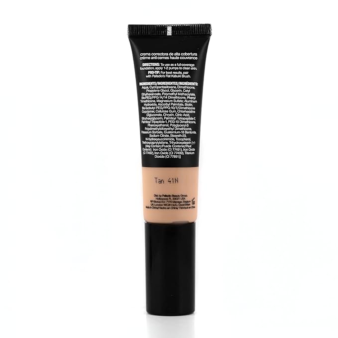 Palladio Full-Coverage Color Correction CC Cream, Oil-Free with