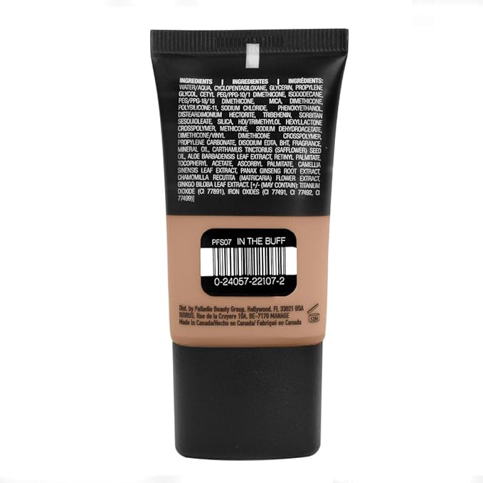 Palladio Powder Finish Liquid Foundation, Natural Matte Appearance,