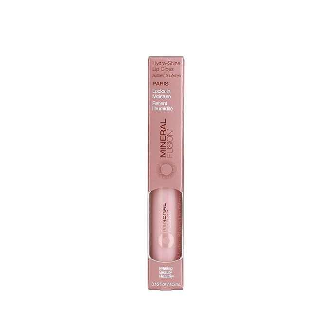 Mineral Fusion Hydro-Shine Lip Gloss, Paris, 0.15 Ounces Lip