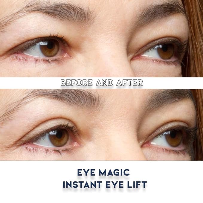 Combo Pack: 128 Eyelid Lift Strips - 64 Regular & 64 Large Sizes | Non-Surgical Eyelid Lift Solution for Natural Looking, Youthful Eyes - Made in the USA