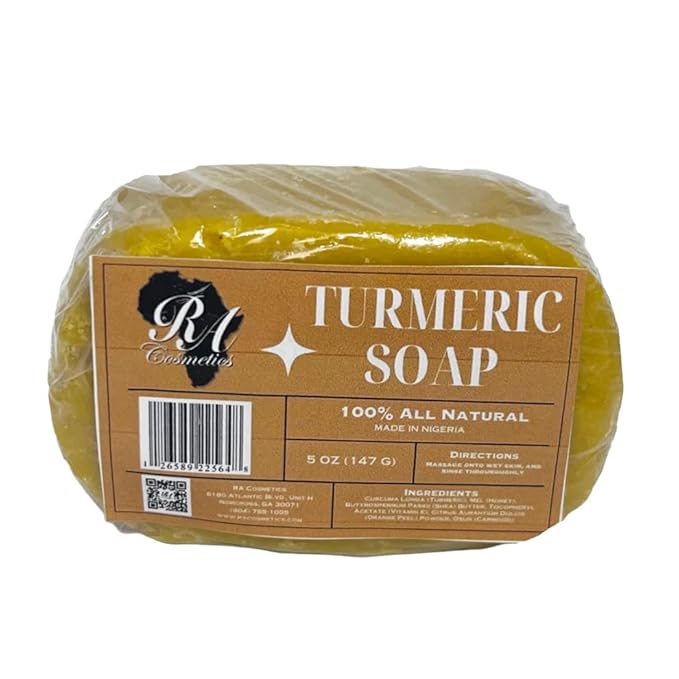 RA COSMETICS 100% Natural Turmeric Soap