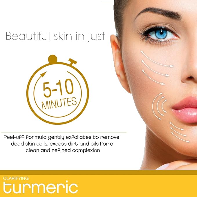 Skin Care Basics Clarifying Turmeric Peel-off Mask 1.76 oz. -