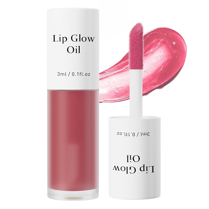 Hydrating Lip Glow Oil, Moisturizing Lip Glow Oil, Lip