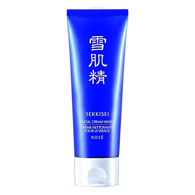 SEKKISEI Facial Cream Wash, Foaming Face Cleanser, 4.5 Ounce