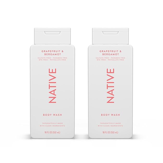 Native Body Wash Contains Naturally Derived 18 oz