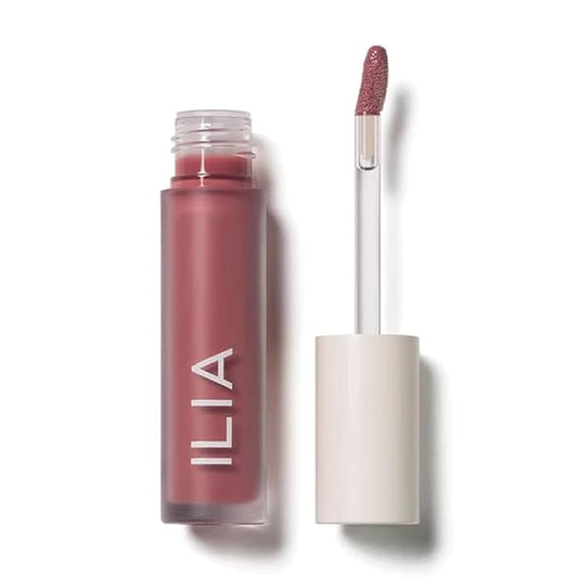 ILIA - Balmy Gloss Tinted Lip Oil | Non-Toxic, Cruelty-Free, Vegan, Hyaluronic Acid, Non-Sticky for Moisturizing + Plumping (Linger, 0.14 fl oz | 4.3 ml)