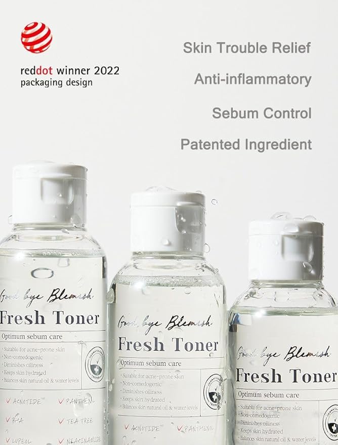 MIZON Goodbye Blemish Fresh Toner, BHA,