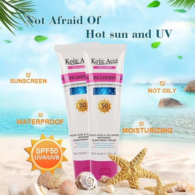 Relief Sun Organic Sunscreen SPF50,Kojic