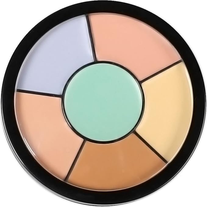 Cream Concealer Palette-6 Color Makeup Contour Kit-Professional Blemish Palette (Deep)