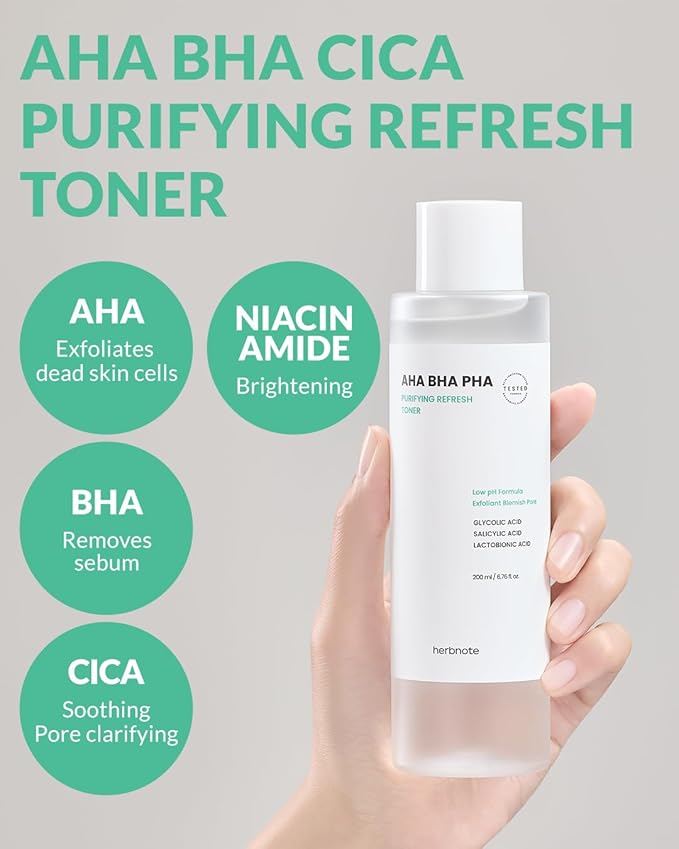 AHA BHA PHA Purifying Refresh Toner