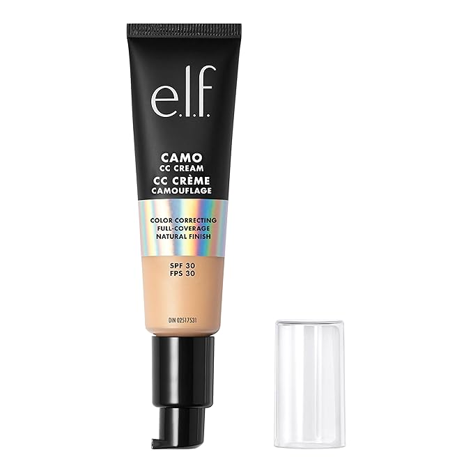 e.l.f. Camo CC Cream, Color Correcting Medium-To-Full Coverage W, (30g) 1.05 Oz