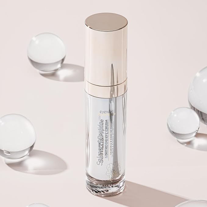 Salmon Peptide Eye Care Duo – Cooling Hydrogel Patches & Nourishing Eye Cream for Refreshed, Hydrated Eyes – Korean Skincare
