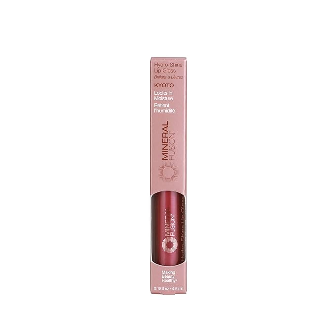 Mineral Fusion Hydro-Shine Lip Gloss, Kyoto, 0.15 Ounces Lip