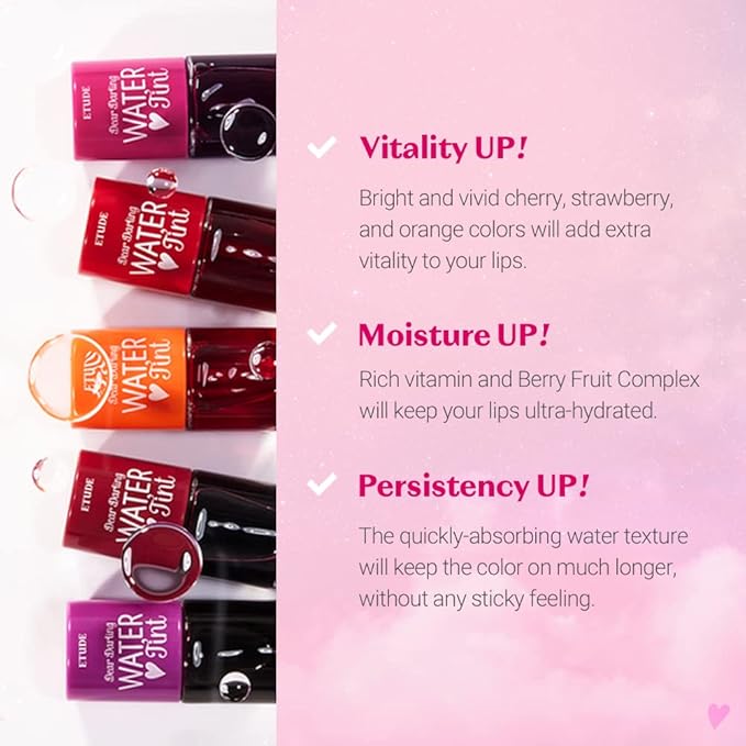 ETUDE Dear Darling Water Tint Strawberry Ade (21AD) Lip