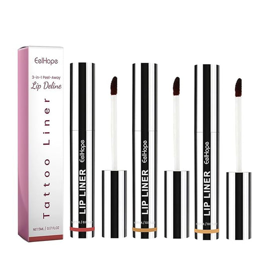 Peel Off Lip Liner,Matte Lip Liner,Waterproof Long Lasting Lip