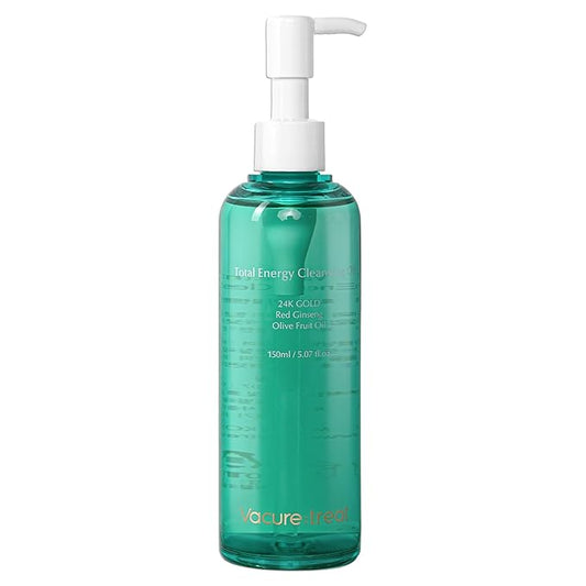 Ginseng Cleansing Oil, Facial Cleansing & Makeup Remover for Adults, Moisturizing, Blackhead Cleanser, Suitable for All Skin Type, Natural Ingredients, Vitamin E, 5 Fl. Oz, 1 Count