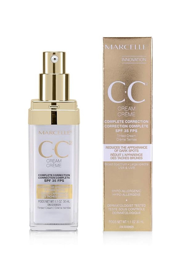 Marcelle CC Cream SPF 35, Golden Glow Universal