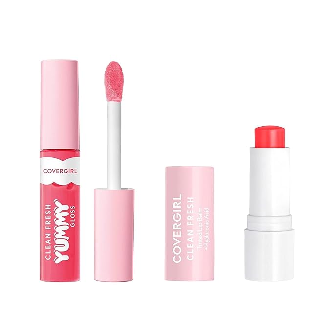 Covergirl Clean Fresh Yummy Gloss, Glamingo Pink & Lip