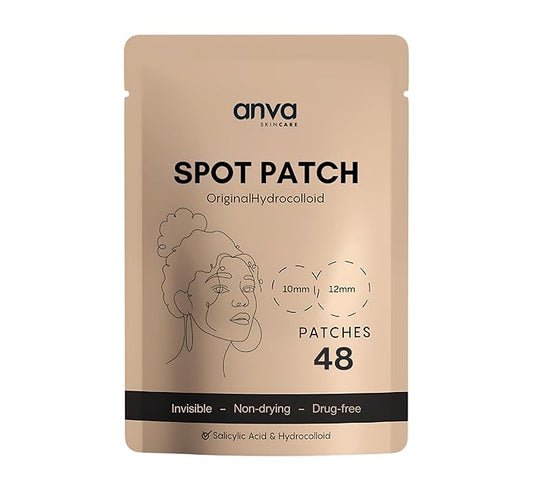Korean Pimple Patches with Salicylic Acid - Invisible Pimple Patch - Hydrocolloid Acne Patch - Premium Zit sticker 48 Count 2 Sizes (10mm & 12mm)