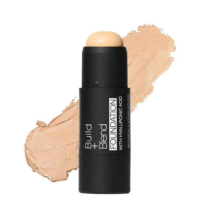 Palladio BUILD & BLEND Foundation Stick, Medium Coverage Stick,