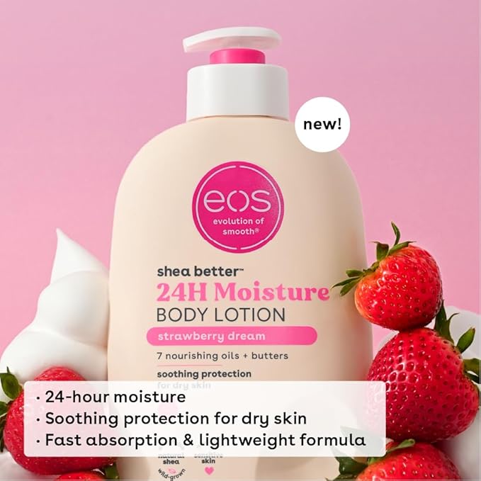 eos Shea Better Body Lotion- Strawberry