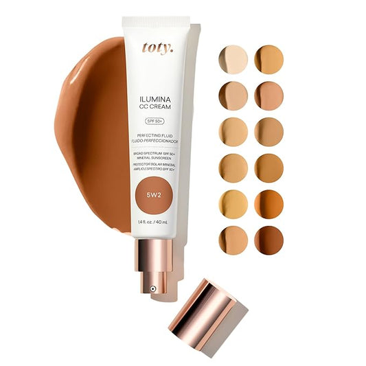 toty - Ilumina CC Cream SPF 50+, 100% DEEP CARAMEL