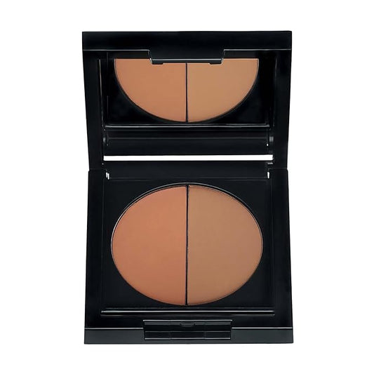 Duo Concealer - Double-Shade Compact Creamy Concealer - 1 Oz