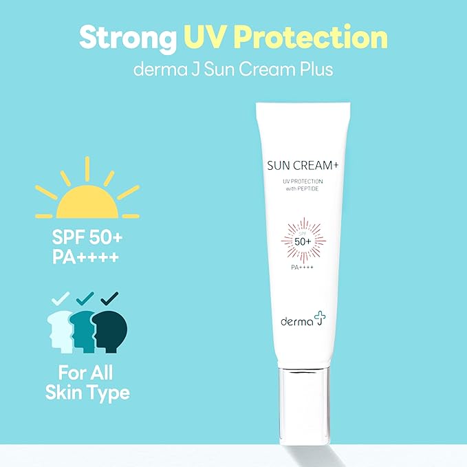 Peptide sunscreen with SPF 50+