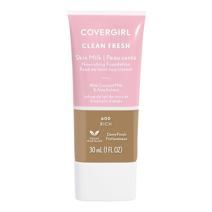 COVERGIRL Clean Fresh Skin Milk Foundation, Rich, 1 may vary)