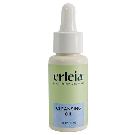 Cleansing Oil, Natural Face Cleanser, Makeup Remover, Nourishing Oils, Vegan, Cruelty-Free, Sustainably-Sourced Ingredients, Compostable Bottle