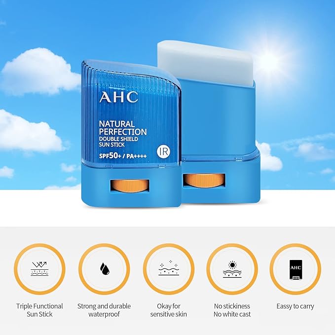 AHC Natural Perfection Double Shield Sunstick 14g (Blue)