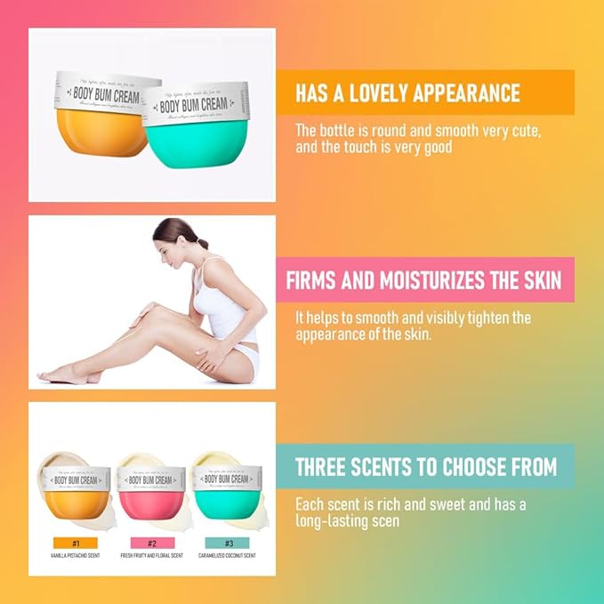 Bum Cream, Moisturizing Body Cream, Body