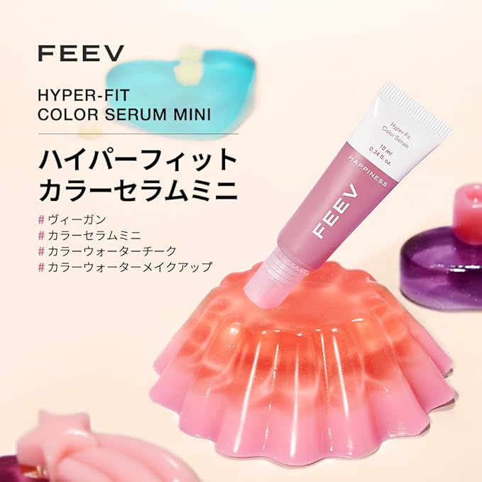 [FEEV] Hyperfit Color Serum Liquid Blush (Mini) #Pink oz () 10 ml