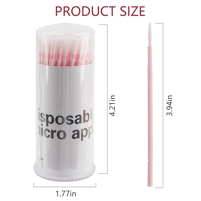 200pcs disposable micro cotton swabs,