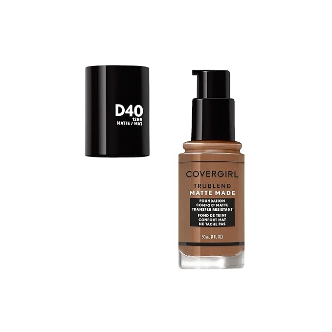 COVERGIRL TruBlend Matte Made Liquid Foundation, Deep Bronze of 1)