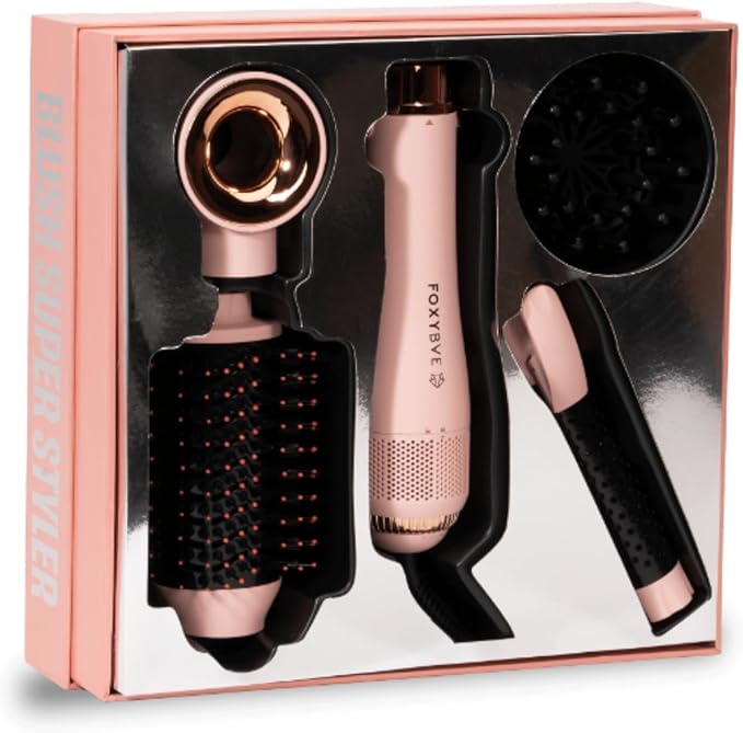 FoxyBae 4-in-1 Hot Air Styler: Blow Dryer Brush, Super Styler