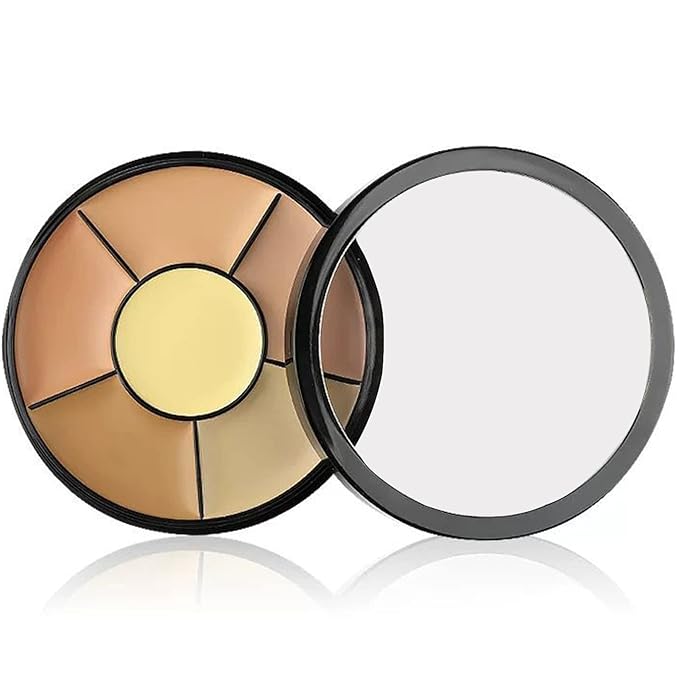 Cream Concealer Palette-6 Color Makeup Contour Kit-Professional Blemish Palette (Light)