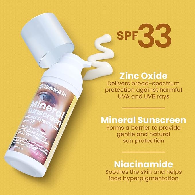 Honeyskin Facial Mineral Sunscreen -