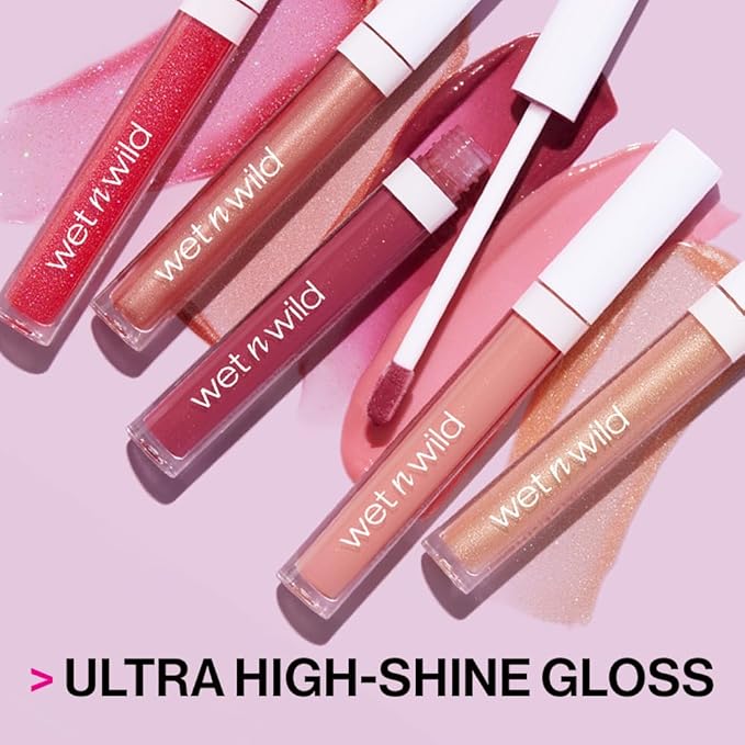 wet n wild MegaSlicks Lip Gloss, Ultra-Glossy, Vitamin-E Lip